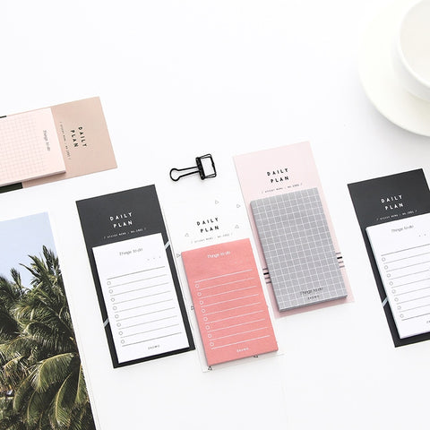 50 Blatt tägliche stilvolle To-do Liste Selbstklebend - Sabera صَبَرَ Onlineshop