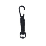 Überlebens Paracord Schlüsselanhänger mit Edelstahl Karabiner und Flaschenöffner - Sabera صَبَرَ Onlineshop