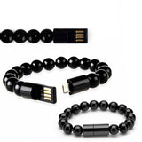 Styleisches Armband mit Micro USB Lade- Datenkabel für IPhone, Android und USB-C - Sabera صَبَرَ Onlineshop