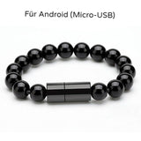 Styleisches Armband mit Micro USB Lade- Datenkabel für IPhone, Android und USB-C - Sabera صَبَرَ Onlineshop