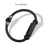 Styleisches Armband mit Micro USB Lade- Datenkabel für IPhone, Android und USB-C - Sabera صَبَرَ Onlineshop