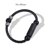 Styleisches Armband mit Micro USB Lade- Datenkabel für IPhone, Android und USB-C - Sabera صَبَرَ Onlineshop