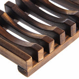 Dunkle Holz Seifenschale - Asiatischen Stil - Sabera صَبَرَ Onlineshop