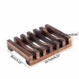 Dunkle Holz Seifenschale - Asiatischen Stil - Sabera صَبَرَ Onlineshop