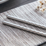 Extra lange Edelstahl Essstäbchen - Sabera صَبَرَ Onlineshop